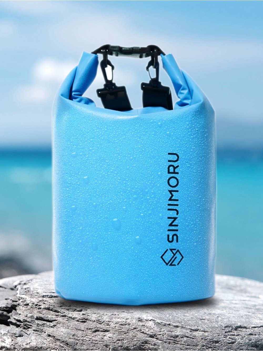 Blue Waterproof Dry Bag - Compact Travel Pouch
